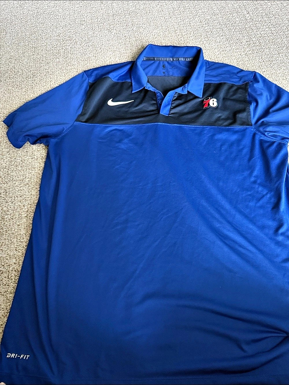 Nike 76 Dri-FIT Jersey Men's Blue Dri-FIT Jersey Size XL Like New